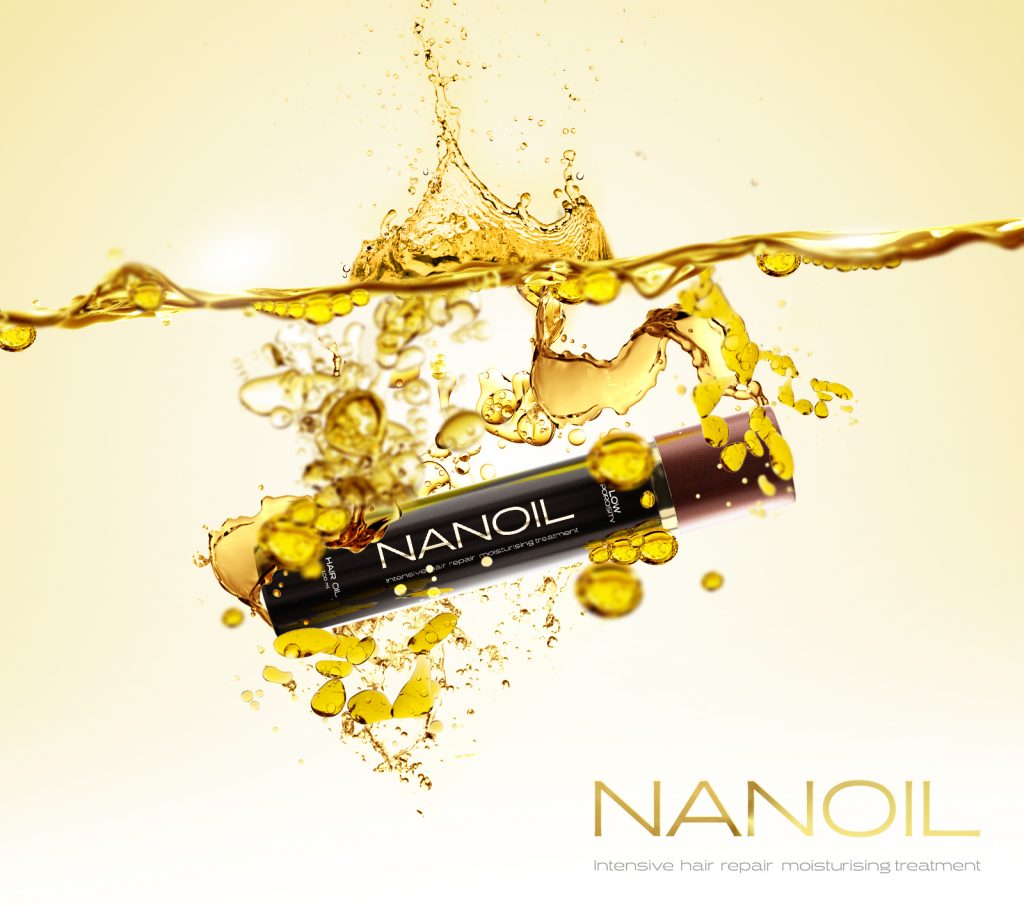 Nanoil for low porosity hair